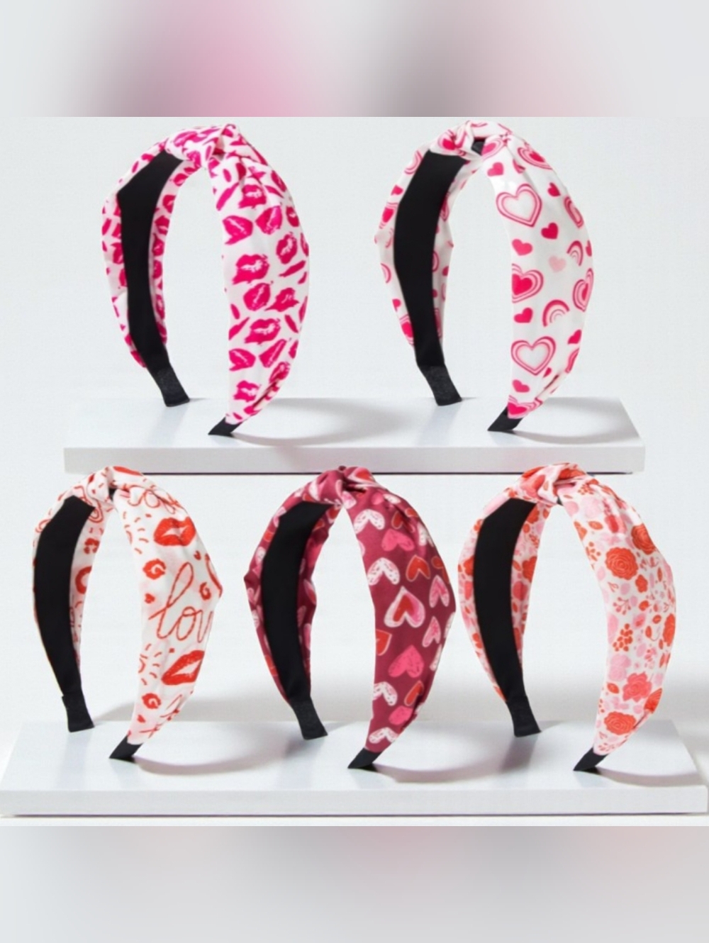 Set Of 5 Knotted Fabric Headbands NWT